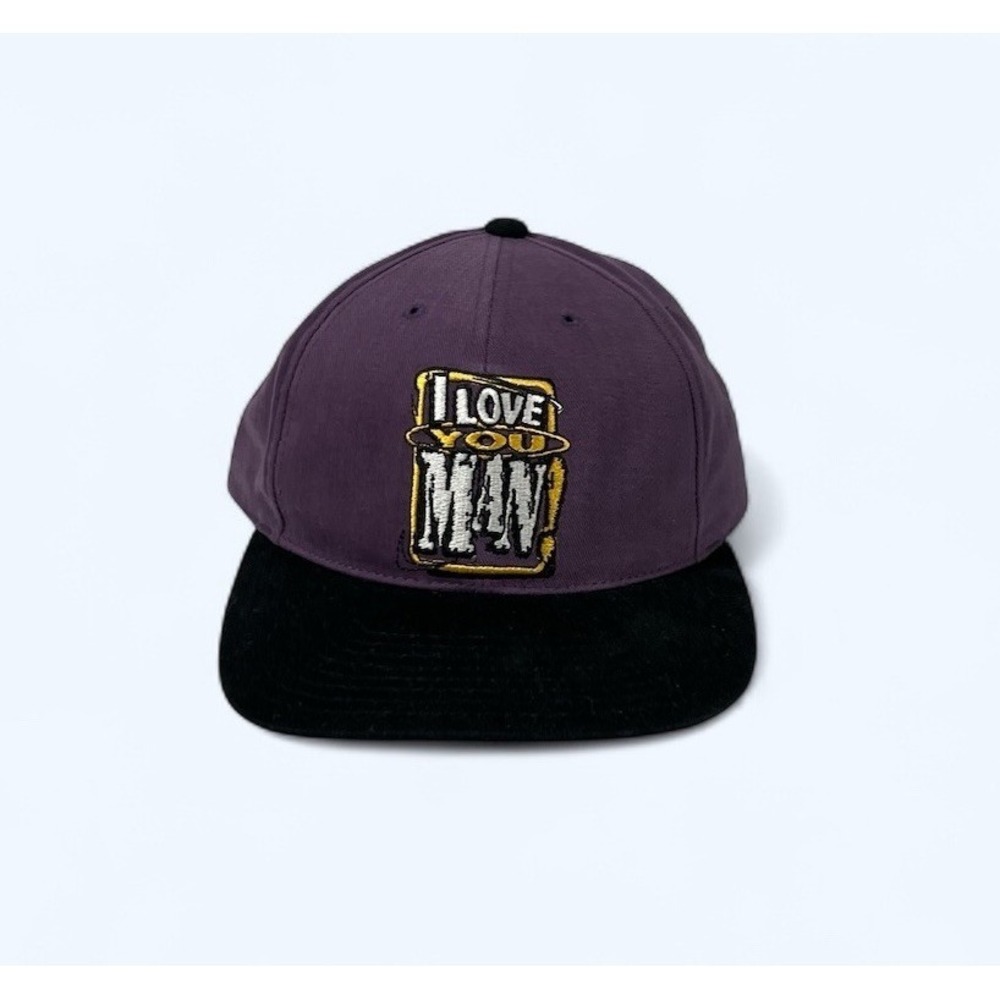 I Love You Man Anheuser‎ Busch Bud Light Beer Snapback Baseball Cap Dad Hat VTG